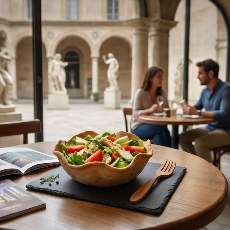 bol comestible pour musées et parcs de loisirs