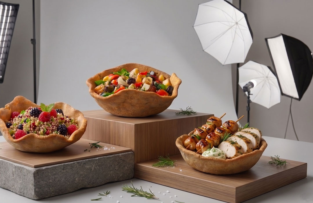 contenants comestibles présentés dans la presse restauration