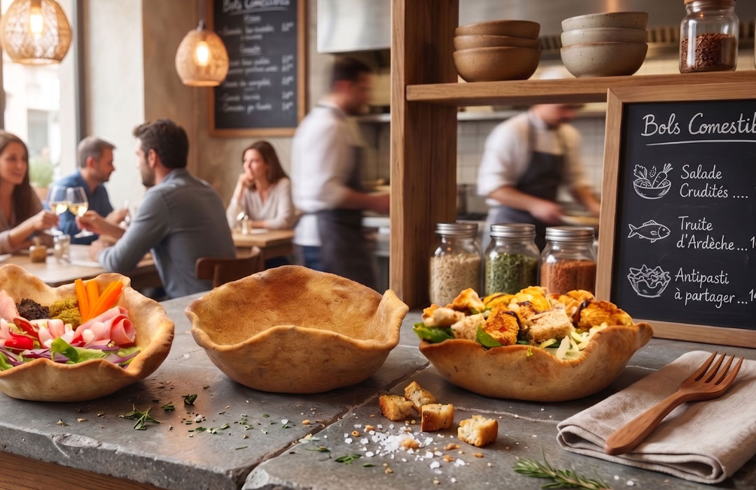 bol comestible pour les professionnels de la restauration